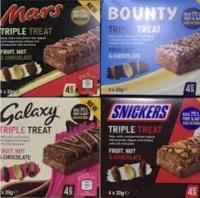 Triple treat with nuts mystery box  4 pack best before 21/12/2023 price for 10 packs includes free postage