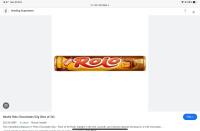 Nestle rolo 52gm roll best before 11/2023 price for 30 rolls includes free postage