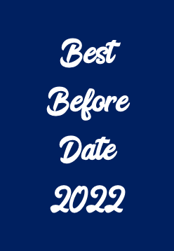 BEST BEFORE 2022