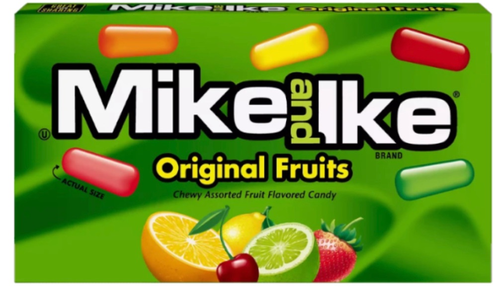 Mike and Ike original fruit theatre box best before 31/3/2024 price for 6 b
