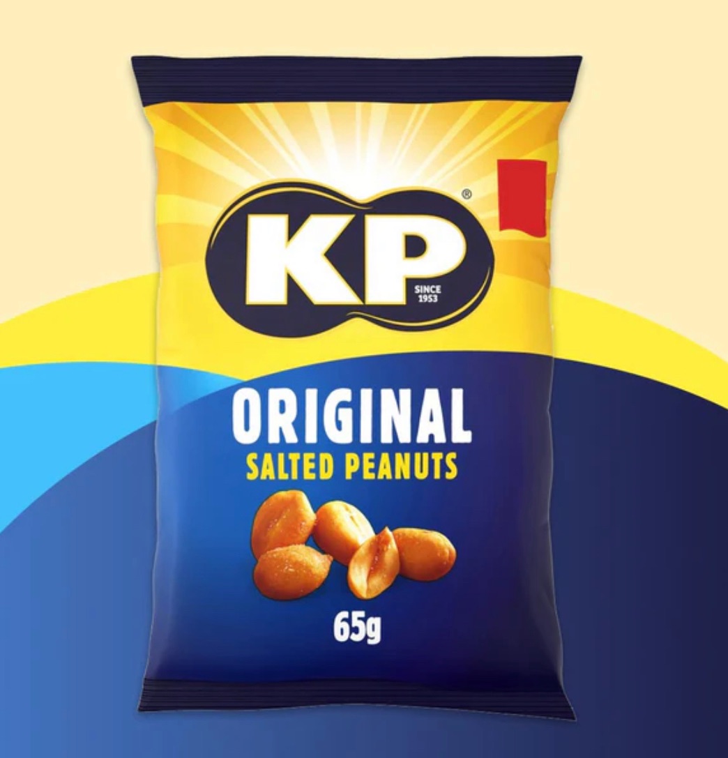 Kp original salted peanuts 65gm best before 16/12/2023 price for 16 include