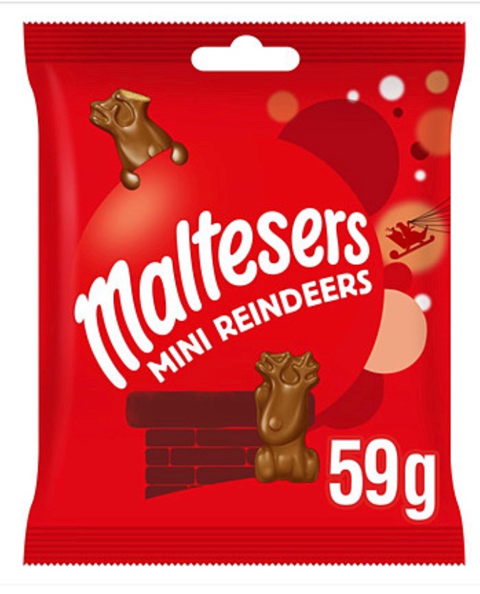 Malteser reindeer milk 59gm best before 4/6/2023 price for 12 includes free