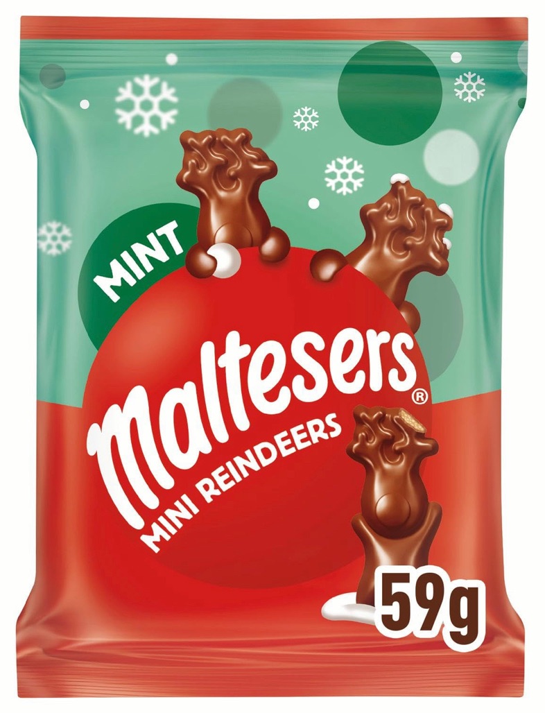 Malteser reindeer mint 59gm best before 4/6/2023 price for 12 includes free
