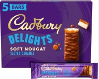 Cadbury delight 5 pack salted caramel best before 1/5/2024 price for 9 packs includes free postage