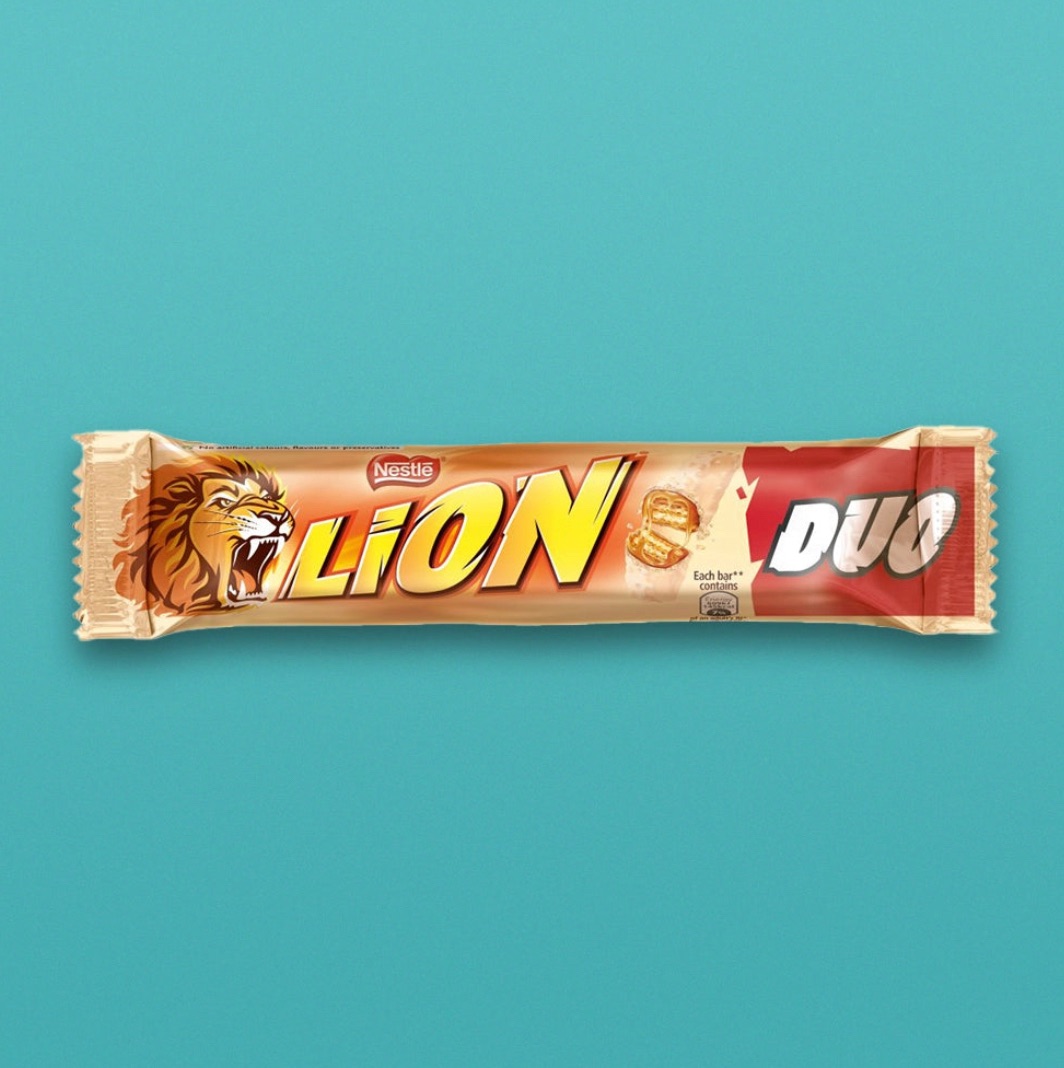 Lion duo white chocolate 60gm bar best before 30/6/2024 price for 15 bars i