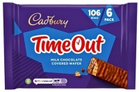 Cadbury timeout wafer milk chocolate 6 pack 121.2 gm best before 29/3/2024 price for 13 includes free postage