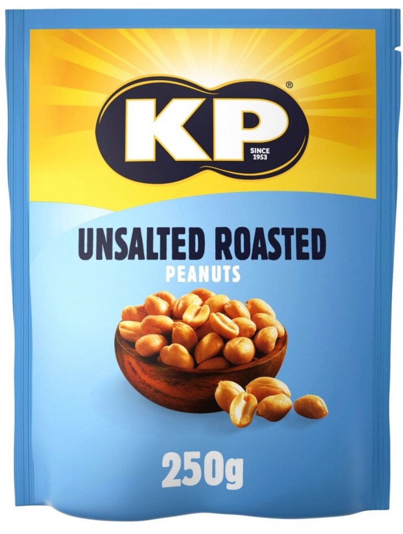 Kp unsalted roasted peanuts 250gm best before 6/4/2024 price for 4 bags inc