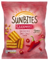 Sunbites sweet chilli whole grain crisps 28gm best before 22/6/2024 price for 36 bags includes free postage