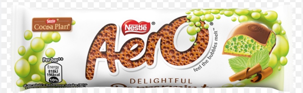 Nestle aero peppermint milk chocolate 36gm best before 09/2023 price for 24