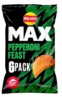 Walkers pepperoni feast 6 pack of crisps best before 9/12/2023 price for 6 packs of 6 includes free postage