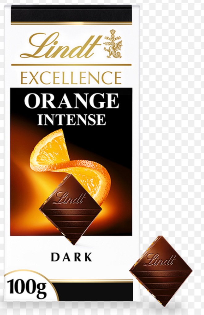 Lindt excellence dark orange 100 gm bars best before 07/2023 price for 10 b