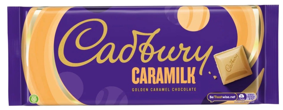 Cadbury caramilk caramel 360gm chocolate bar best before 12/2024 price for 