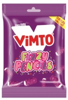 Vimto fizzy pencils 150gm best before 09/2024 price for 10 bags includes free postage