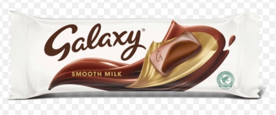 Galaxy smooth milk 42gm bar of chocolate best before 25/2/2023 price for 24