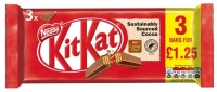 Kit Kat 3 pack 4 fingers 41.5 gm per bar best before 11/2024 price for 10 packs includes free postage