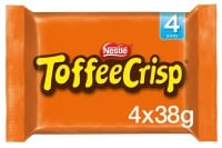 Nestle toffee crisp 31gm x 4 bars in a pack best before 11/2024 price for 10 packs (40 bars) includes free postage