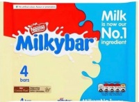 Milkybar medium bar 4 pack (4 x 25gm) best before 11/2024 price for 12 packs includes free postage
