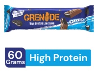Grenade oreo protein 60g  bar with 21g protein and 1g sugar per bar best before 08/2024 price for 12 bars includes free postage