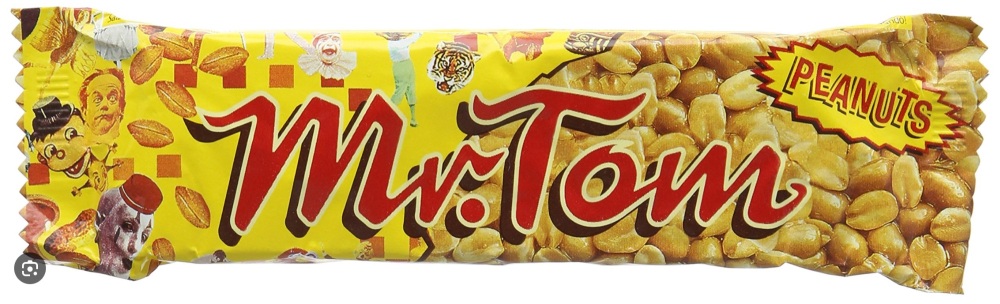 Mr Tom peanut 40gm bar best before 02/2024 price for 40 bars includes free 