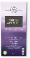 Green and Black velvet edition dark chocolate salted caramel best before 22/2/2023 price for 15 bars includes free postage