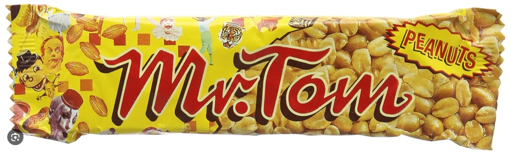 Mr Tom peanut bar 40gm best before 02/2024 price for 36 bars includes free 