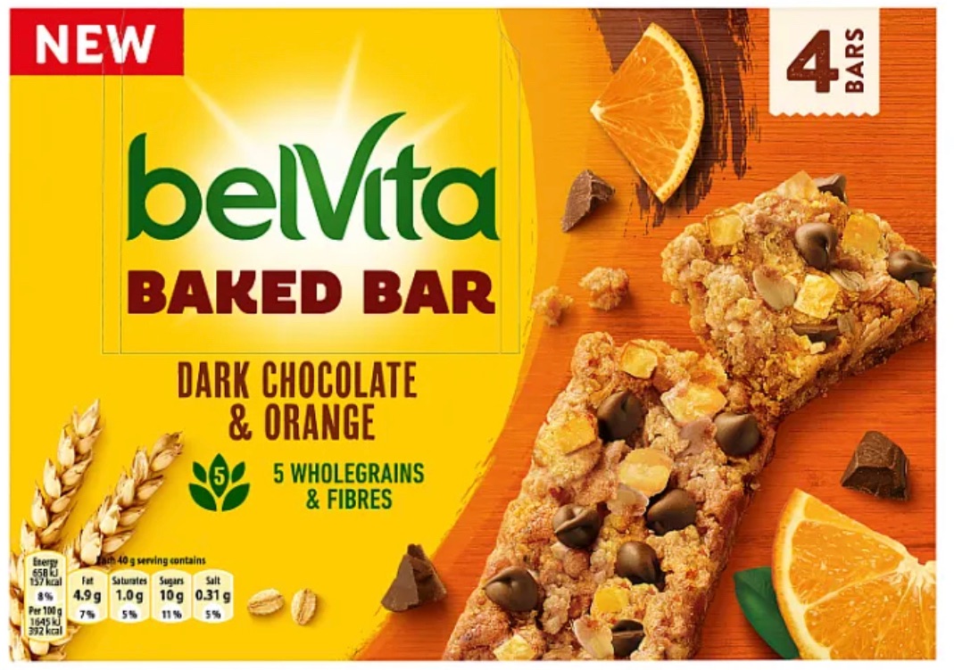 Belvita 160gm bar dark chocolate and orange best before 28/10/2023 price fo