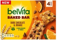 Belvita 160gm bar dark chocolate and orange best before 28/10/2023 price for 8 packs includes free postage