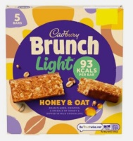 Cadbury brunch light 5 pack 130gm best before 24/2/2025 price for 5 packs (25 bars) includes free postage