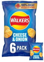 Walkers cheese and onion 6 pack best before 5/10/2024 price for 6 bags includes free postage