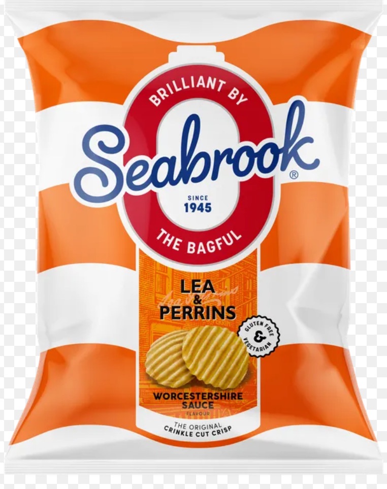 Seabrooks Lea Perrin 70gm bag of crisps best before 23/12/2023 price for 18