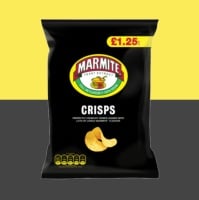 Marmite crisps and tortilla crisps 65gm and 70gm, best before Sept and October 2024 price for 10 of each Includes free postage.