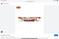 Dark bounty 57gm cholate bars best before 3/7/2022 price for 24 includes free postage