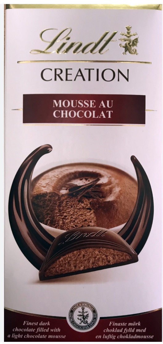 Lindt creation mousse au chocolate dark 140gm bar best before 01/2023 price