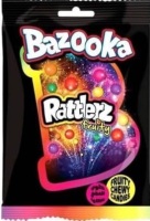 Bazooka rattlerz fruity bag 50p best before 25.2.2025 price for 24 bags includes free postage