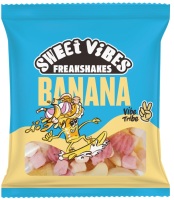 Sweet vibes freak shake bag banana 105gm best before 30.4.2025 price for 15 bags includes free postage
