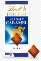 Lindt excellence milk caramel and sea salt 100gm chocolate bar best before 30.4.2025 price for 9 bars includes free postage