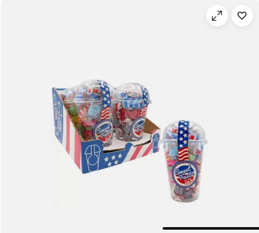 Sweet taste of USA 200gm tubs best before 30.4.2025 price for 6 tubs includ