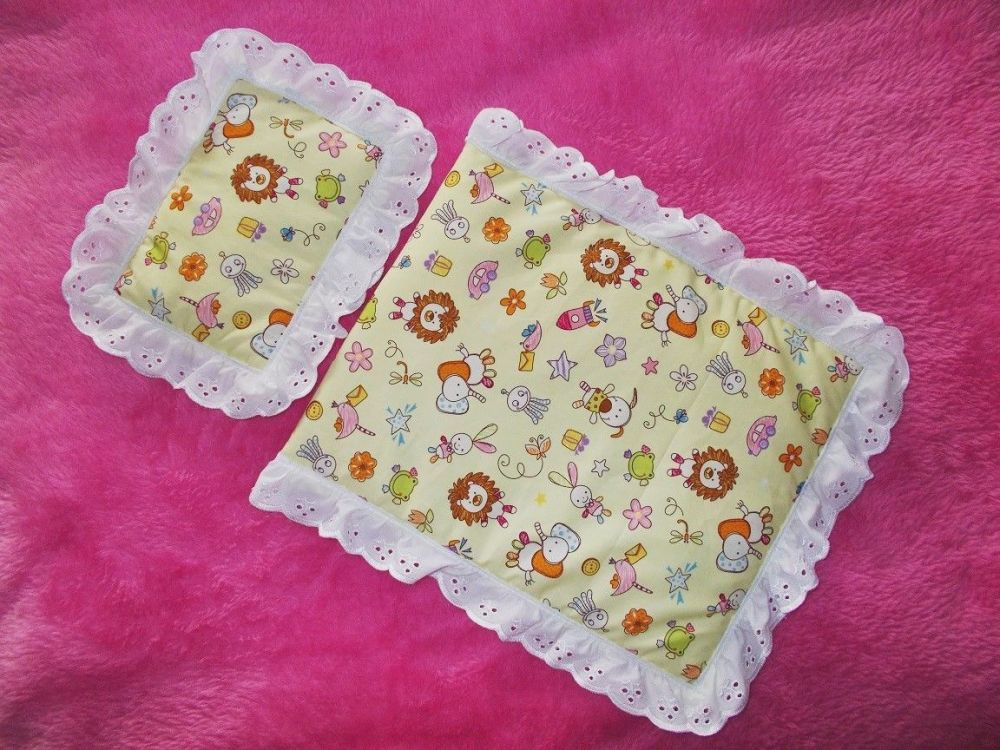 Toy-time Bedding Set for Doll's Cots and Prams