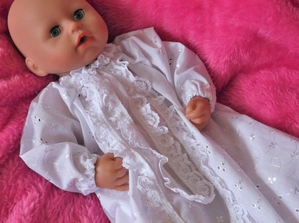 Christening Gown for Baby Dolls