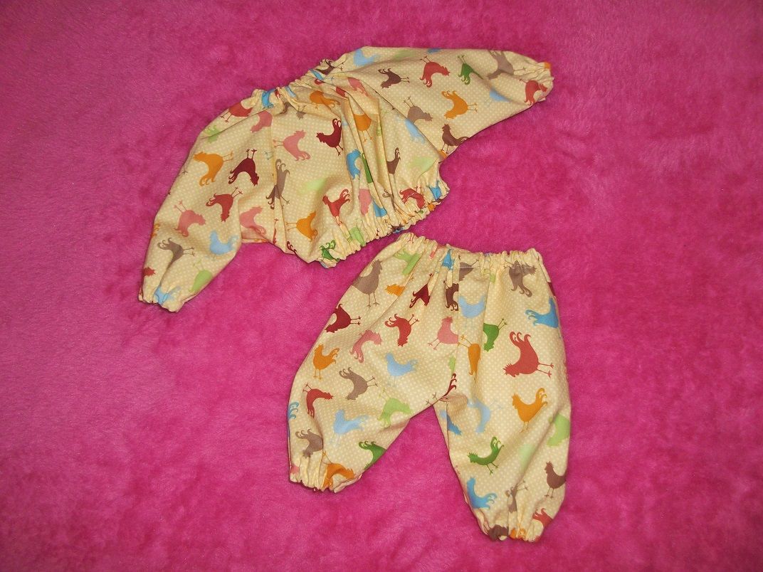Rooster Pyjamas for Boy Baby Dolls - Last One - Size 3 Only