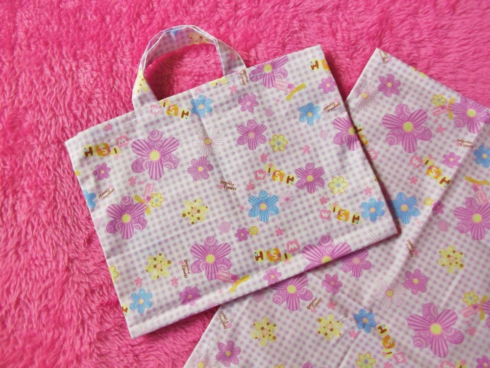 Lilac Wishes Changing Bag and Mat