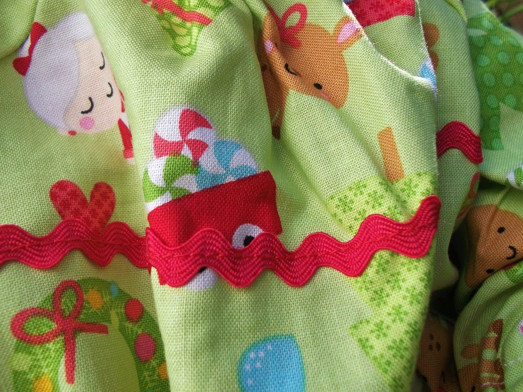 Santa & Friends Christmas Dress for Baby Dolls