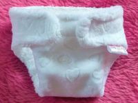 Embossed Hearts Fabric Nappy