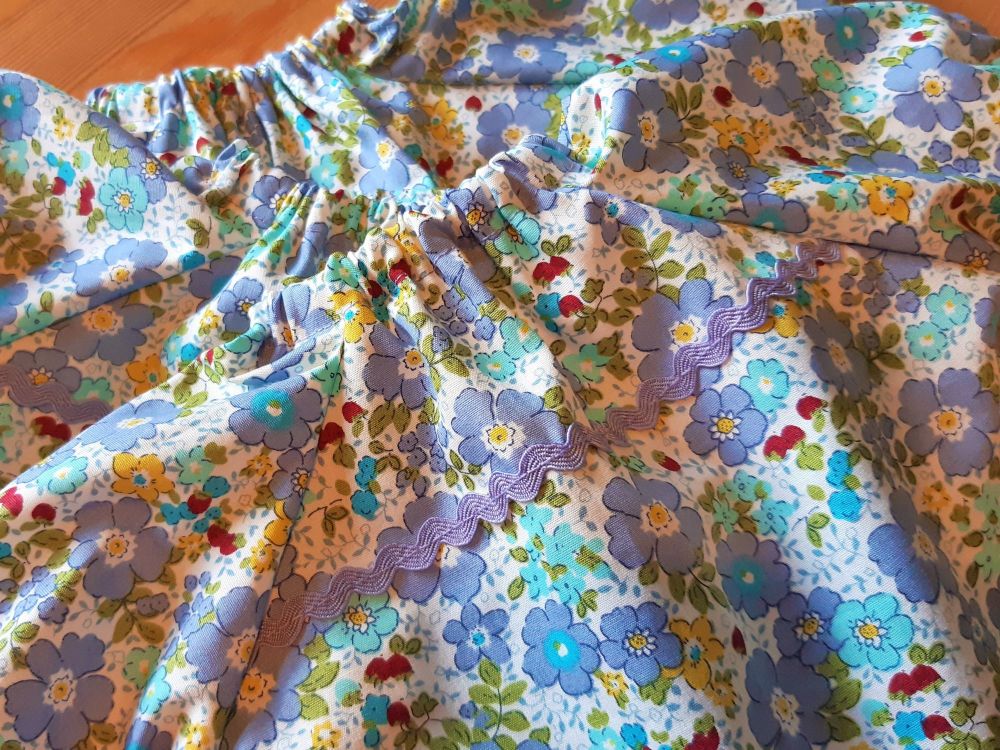 Forget-me-Nots Summer Dress for Baby Dolls