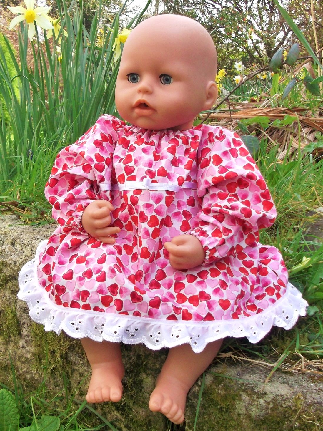 Sweethearts Dress for Baby Dolls Two Left Size 2 Only