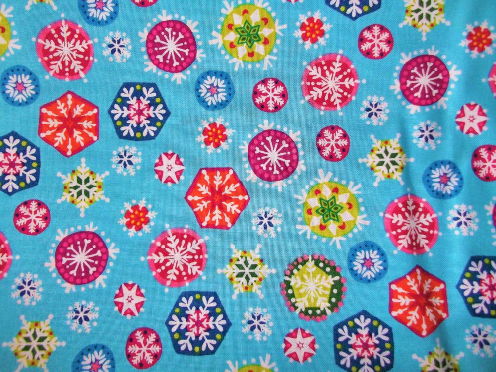 Colourful Snowflakes Christmas Nightie for Baby Dolls