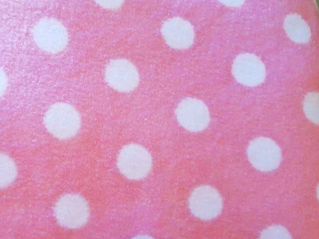 Pink Spotty Fabric Nappy