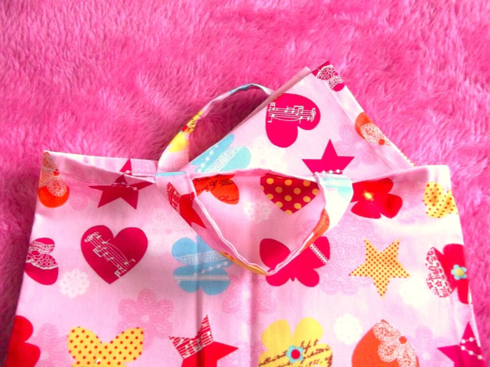 Pretty in Pink Changing Bag and Mat for Baby Dolls