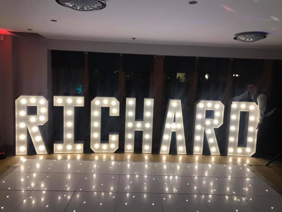 Large Light Up Letters Name