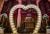 Light Up Love Heart Arch at Rochdale Town Hall